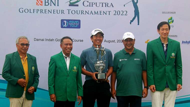 George Gandranaya, Pegolf Terbaik Indonesia BNI Ciputra Golfpreneur Tournament 2022.