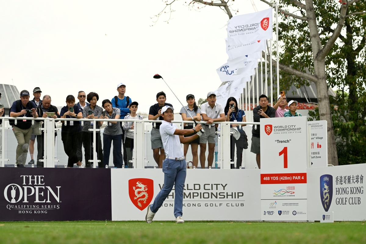 Taichi Kho, Round 1 World City Championship presented by Hong Kong Golf Club.