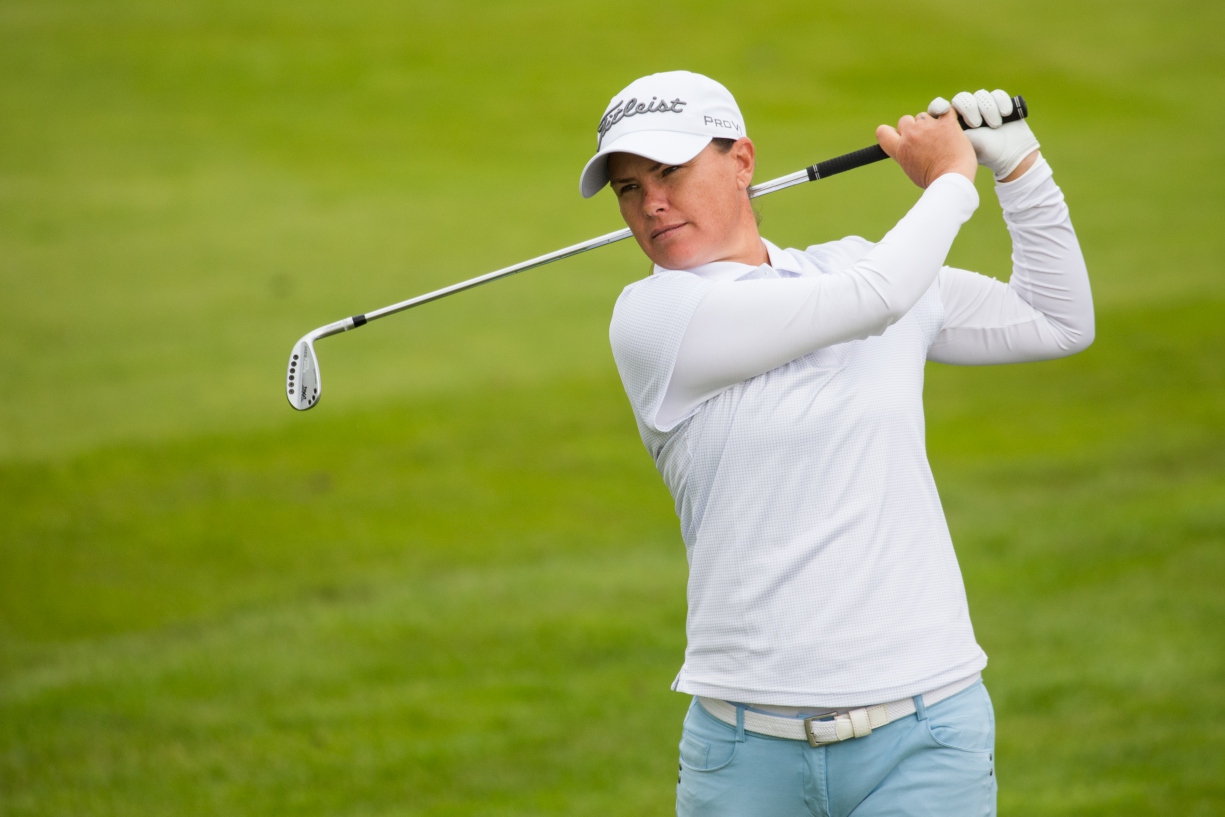 Lee-Anne Pace pada ajang Aramco Team Series London.