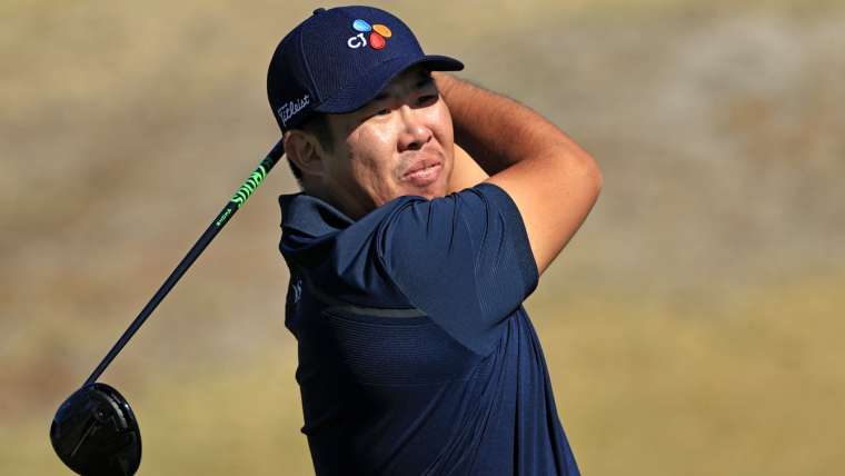 An Byeonghun mencatatkan skor 3-under 67 pada putaran pertama The Open 2021.