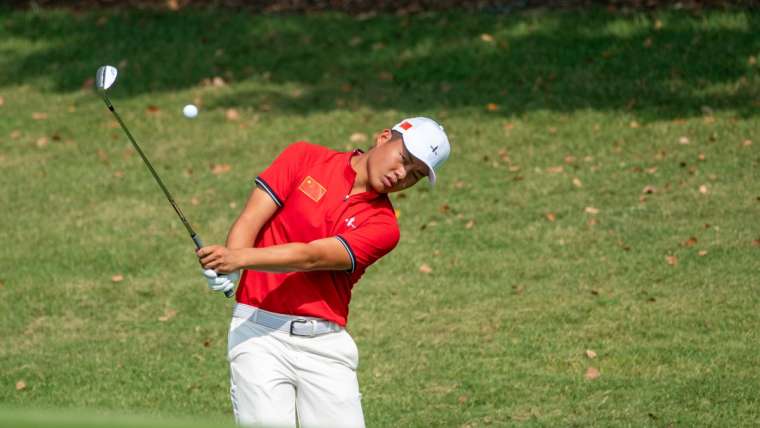 Lin Yuxin saat menjuarai Asia-Pacific Amateur Championship 2019.