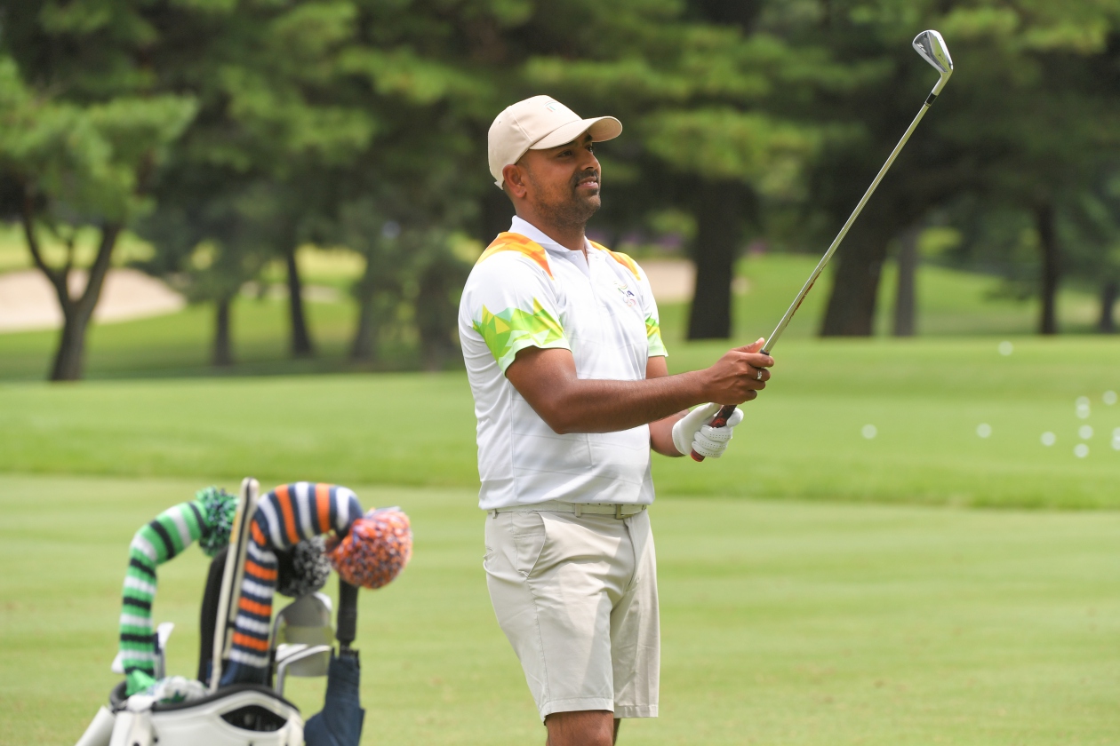 Anirban Lahiri pada Olimpiade Tokyo.