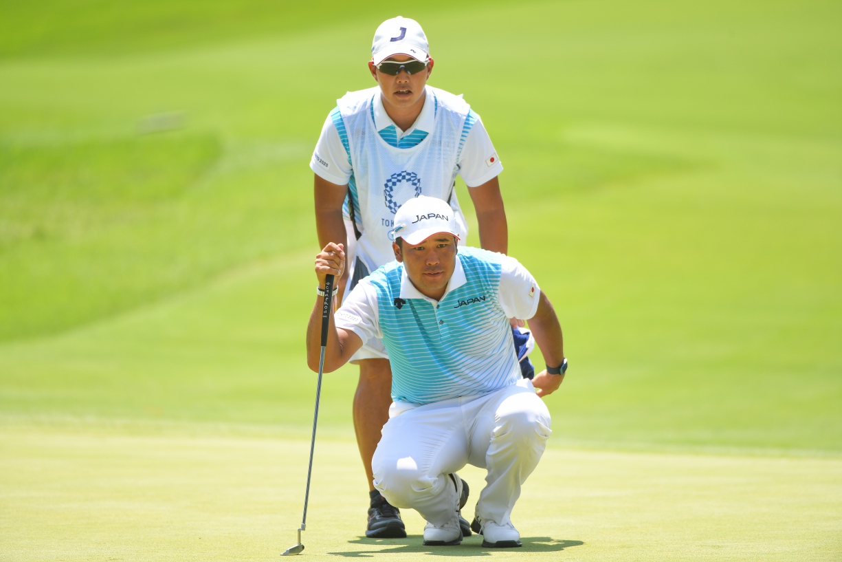 Hideki Matsuyama harus menerima kegagalannya meraih medali pada Olimpiade Tokyo 2020.