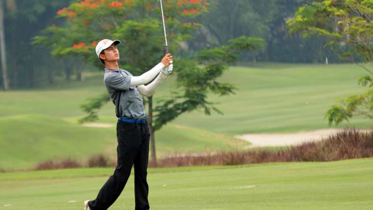Tirto Tamardi ketika mengikuti ajang Ciputra Golfpreneur Tournament 2018.