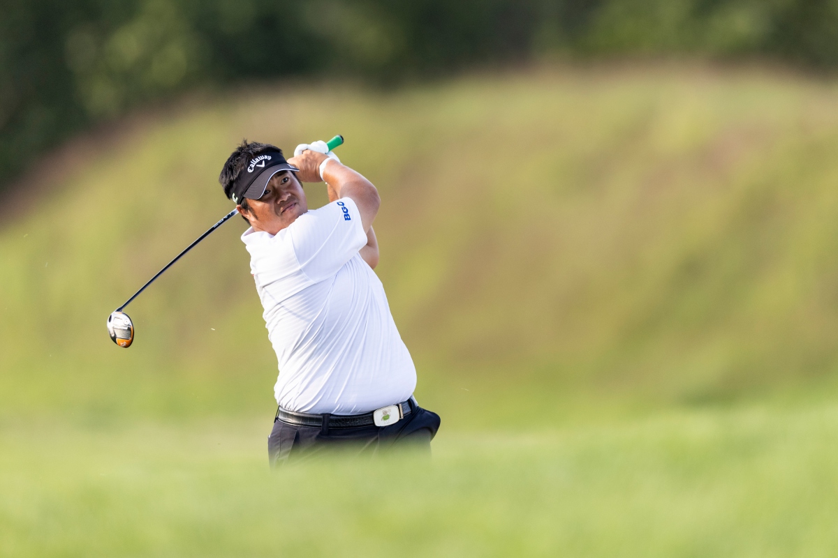Kiradech Aphibarnrat bersiap untuk Fortinet Championship 2021.