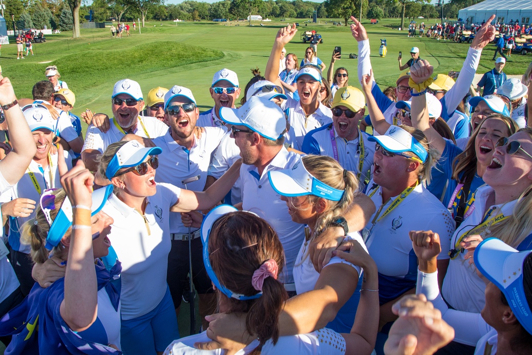 Tim Solheim Cup Eropa pada Solheim Cup 2021.