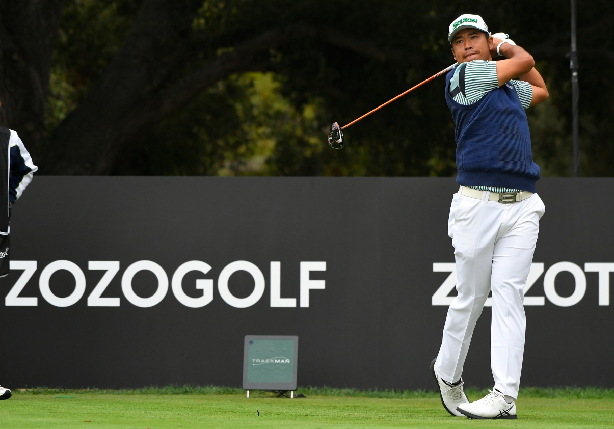 Hideki Matsuyama pada ZOZO CHAMPIONSHIP 2020.