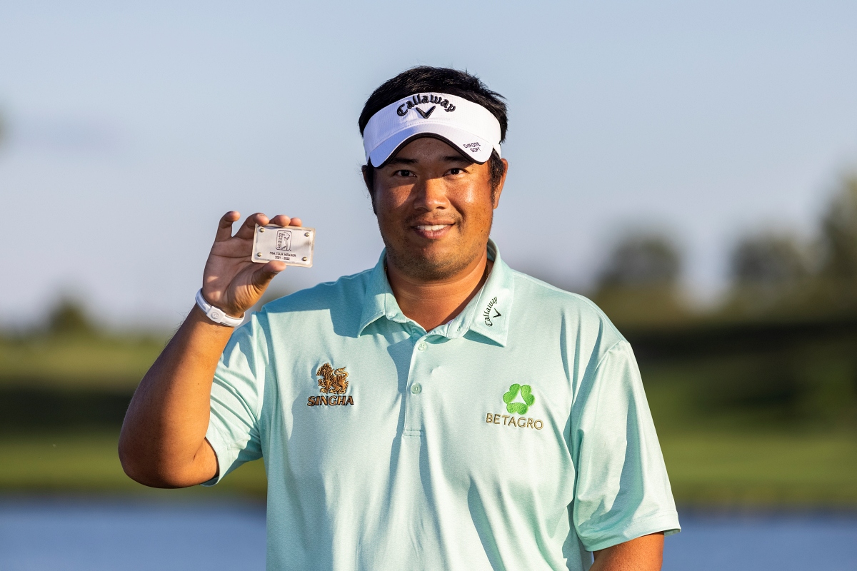 Kiradech Aphibarnrat dan kartu PGA TOUR musim 2021-2022.