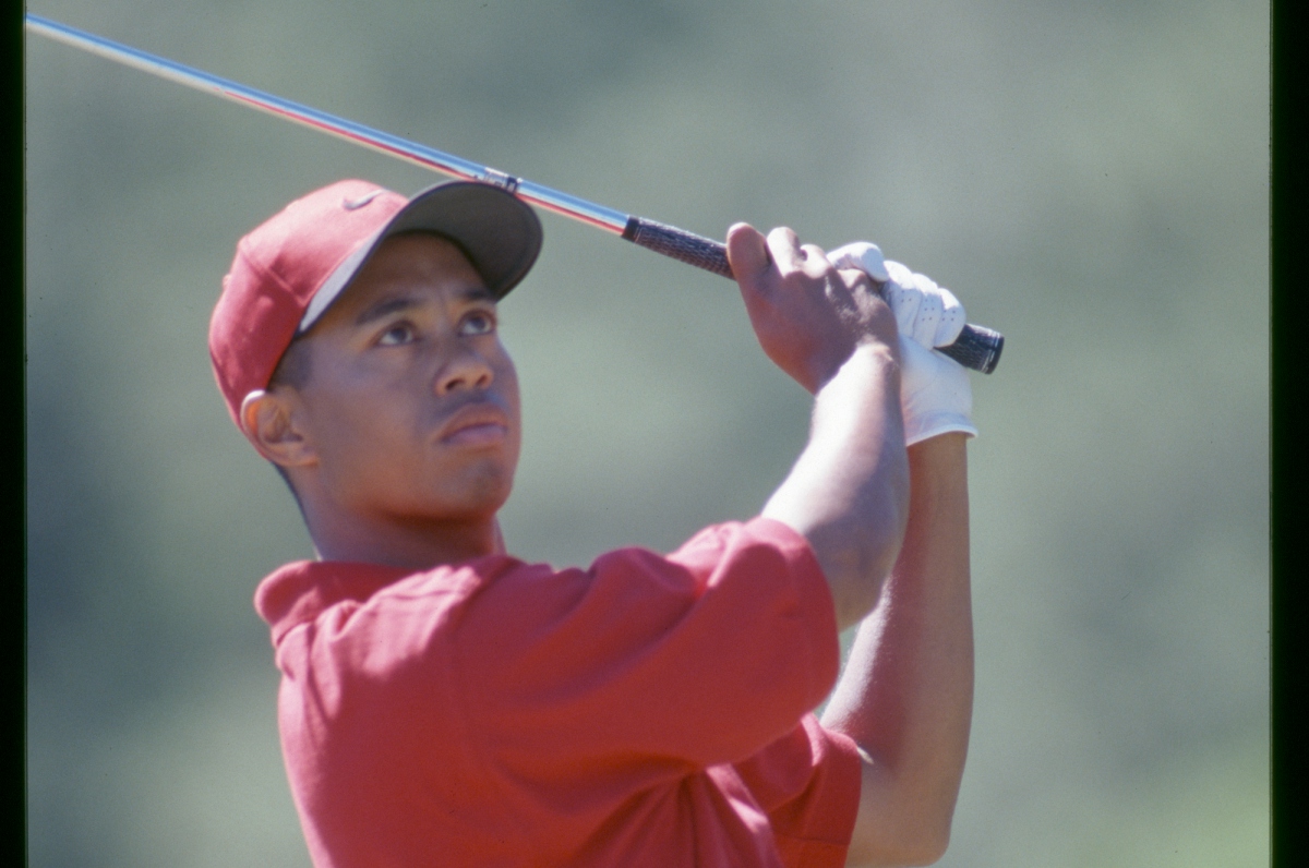 Tiger Wooods pada Las Vegas Invitational 1996.