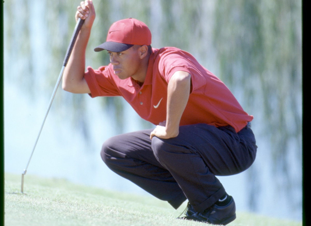Tiger Wooods pada Las Vegas Invitational 1996.