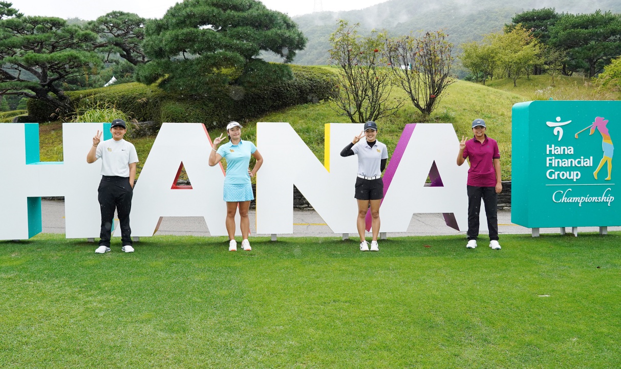 Para undangan yang berkompetisi pada Hana Financial Group Championship 2021.