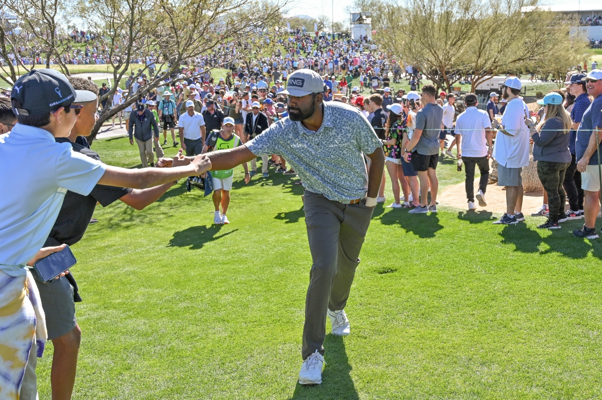 Sahith Theegala, Putaran Final WM Phoenix Open 2022.