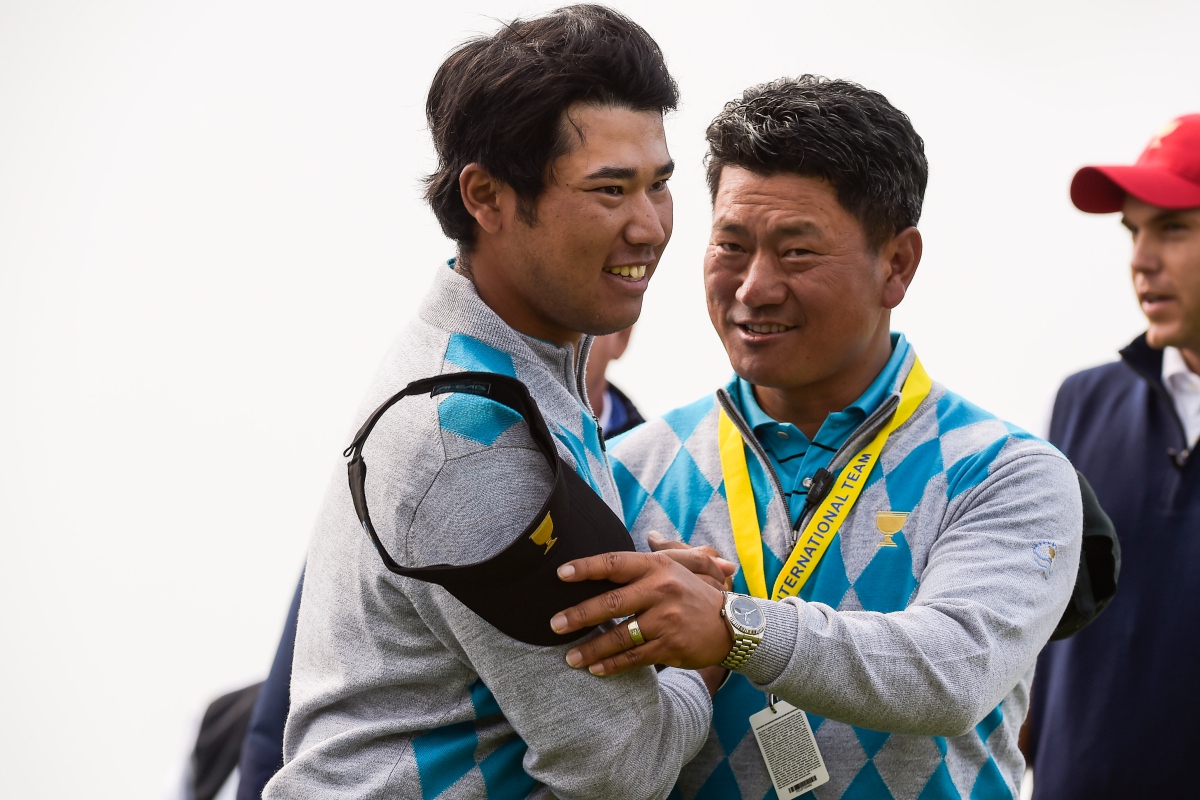 Hideki Matsuyama dan K.J. CHoi.