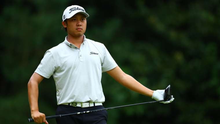 Justin De Los Santos, Round 1 ISPS HANDA Championship 2022.