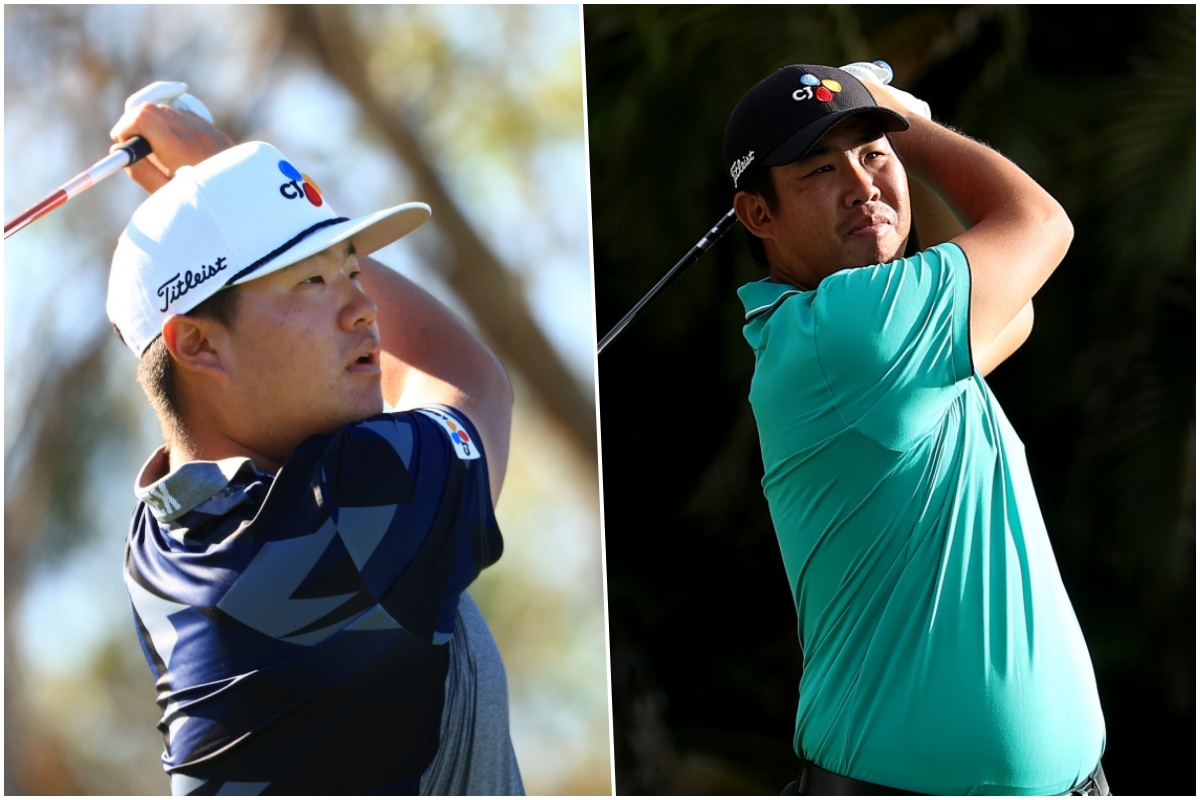 Im Sungjae dan An Byeonghun, Round 3 Zurich Classic of New Orleans 2022.