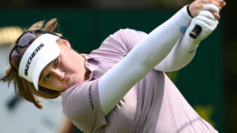 Brooke Henderson, Round 3 The Amundi Evian Championship 2022.
