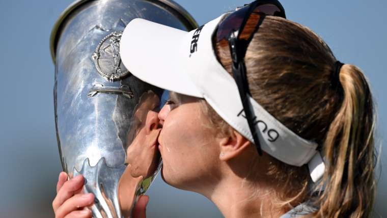 Brooke Henderson, Juara The Amundi Evian Championship 2022.