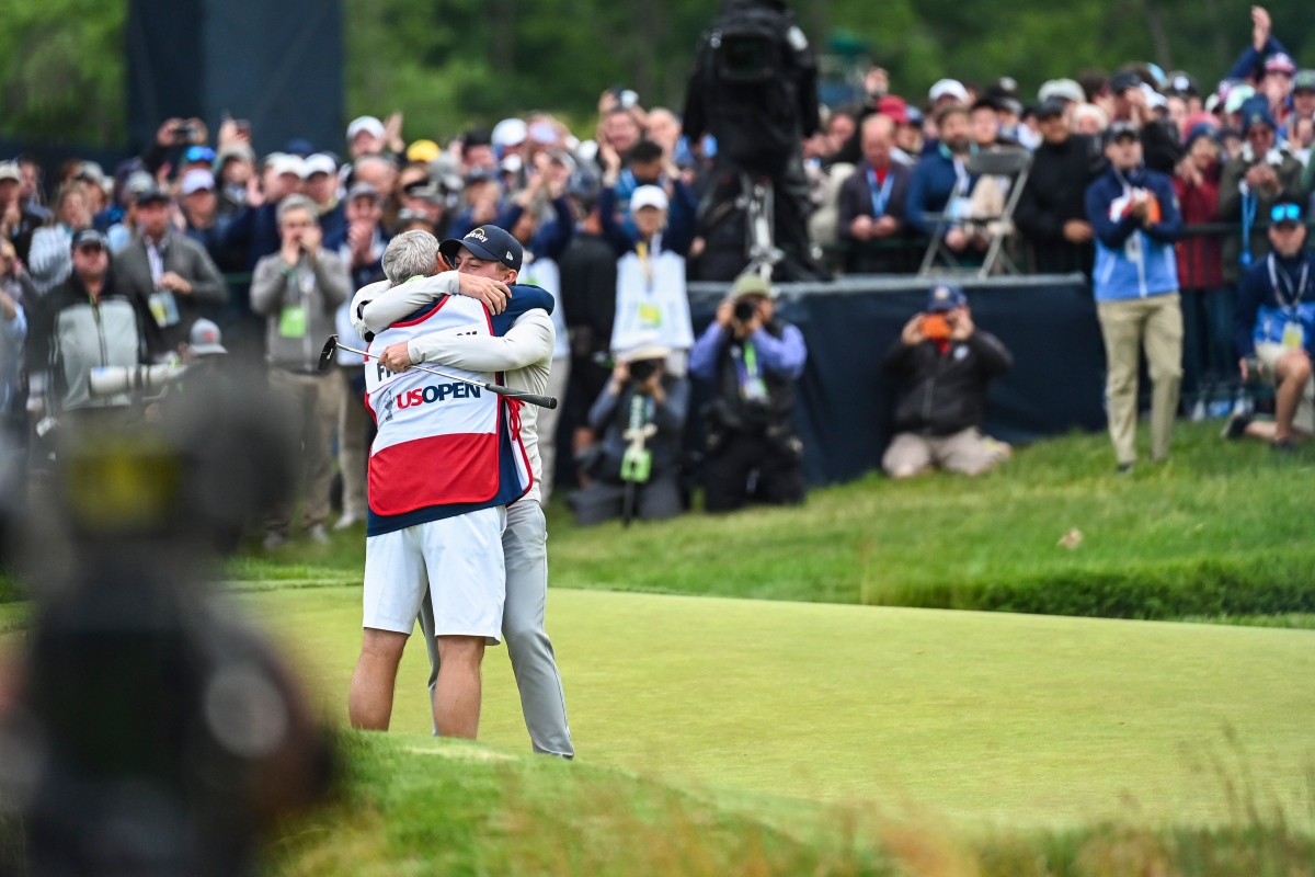 Matt Fitzpatrick dan Billy Foster, U.S. Open 2022.