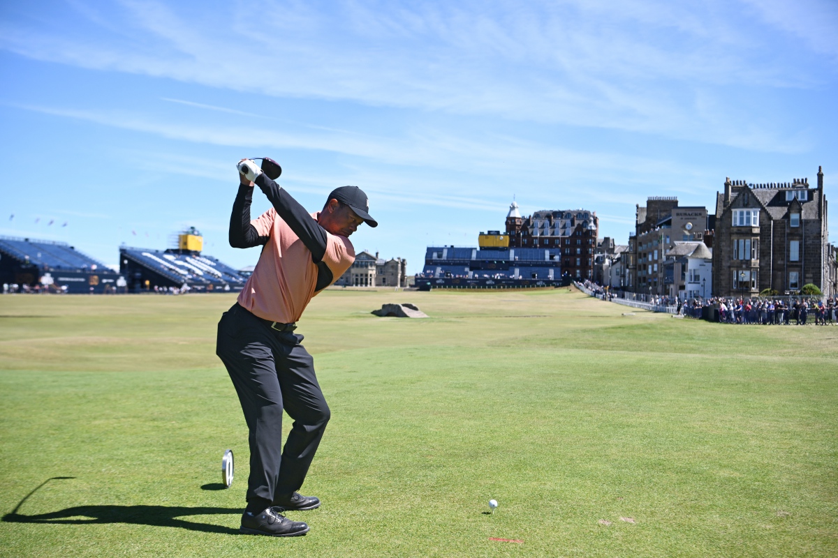 Tiger Woods, Practice Day 1 150th The Open Championship.