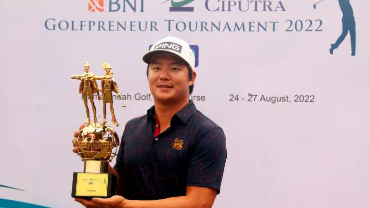 Suteepat Prateeptienchai, Juara BNI Ciputra Golfpreneur Tournament 2022.