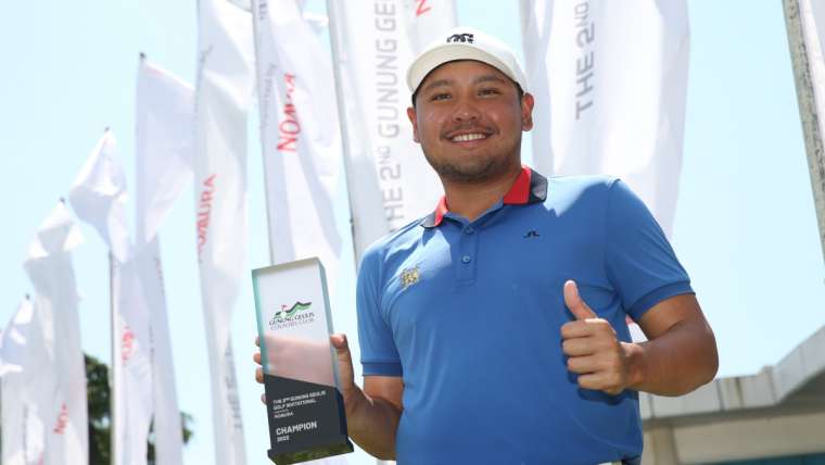 Chonlatit Chuenboonngam, Round 4 Gunung Geulis Invitational supported by Nomura.