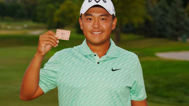 Yu Chunan menembus PGA TOUR musim 2022-2023.
