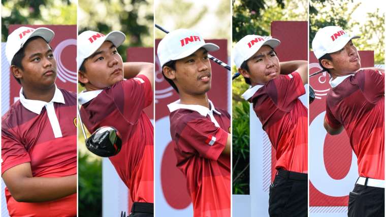 Lima wakil Indonesia pada Asia-Pacific Amateur Championship 2022.