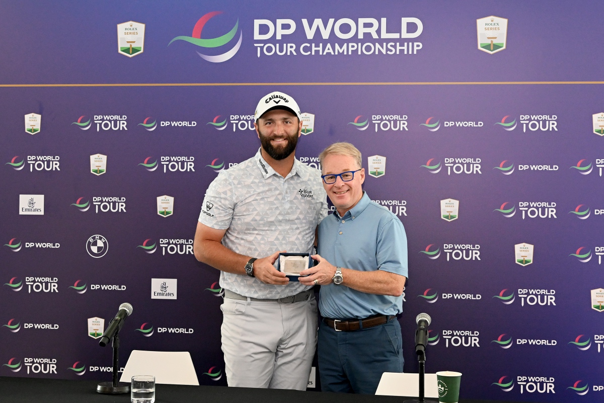 Jon Rahm & Keith Pelley.