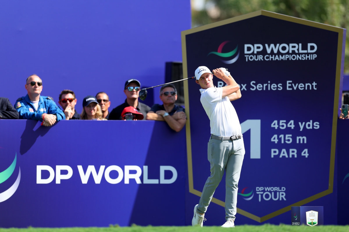 Matt Fitzpatrick, Round 1 DP World Tour Championship 2022.