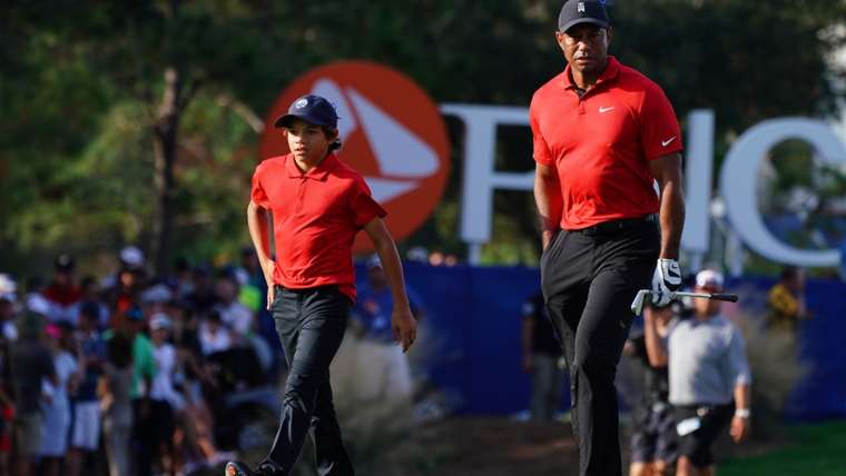 Tiger dan Charlie Woods, PNC Championship.