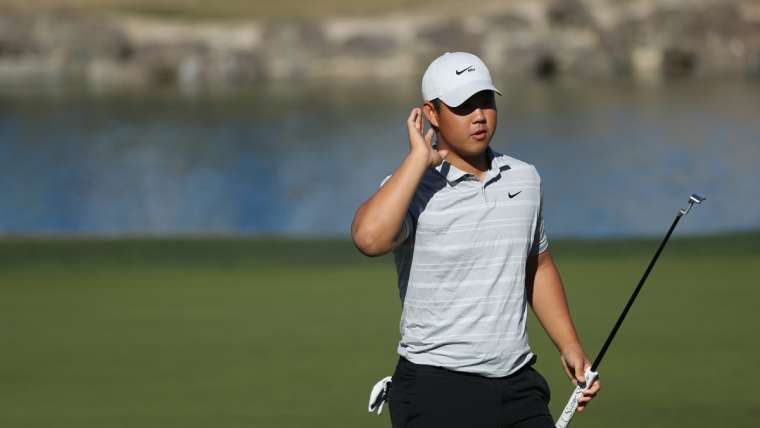 Tom Kim, Round 3 The American Express 2023.