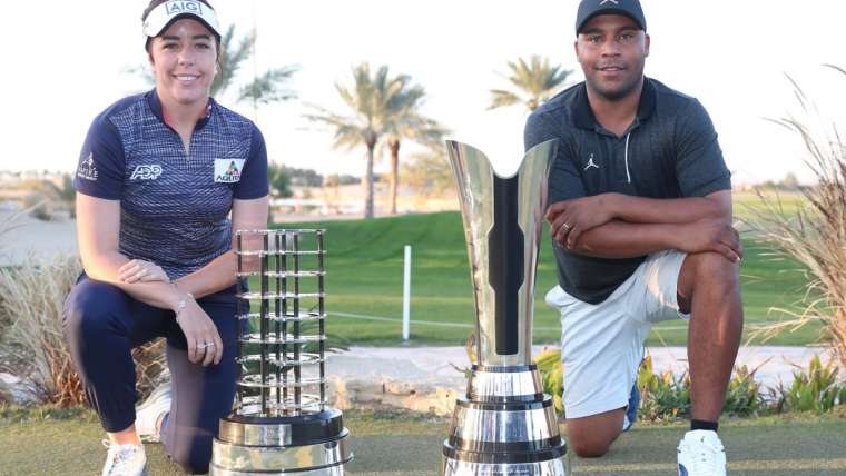 Georgia Hall dan Harold Varner III.