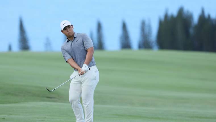 Tom Kim, Round 1 Sentry Tournament of Champions 2023.