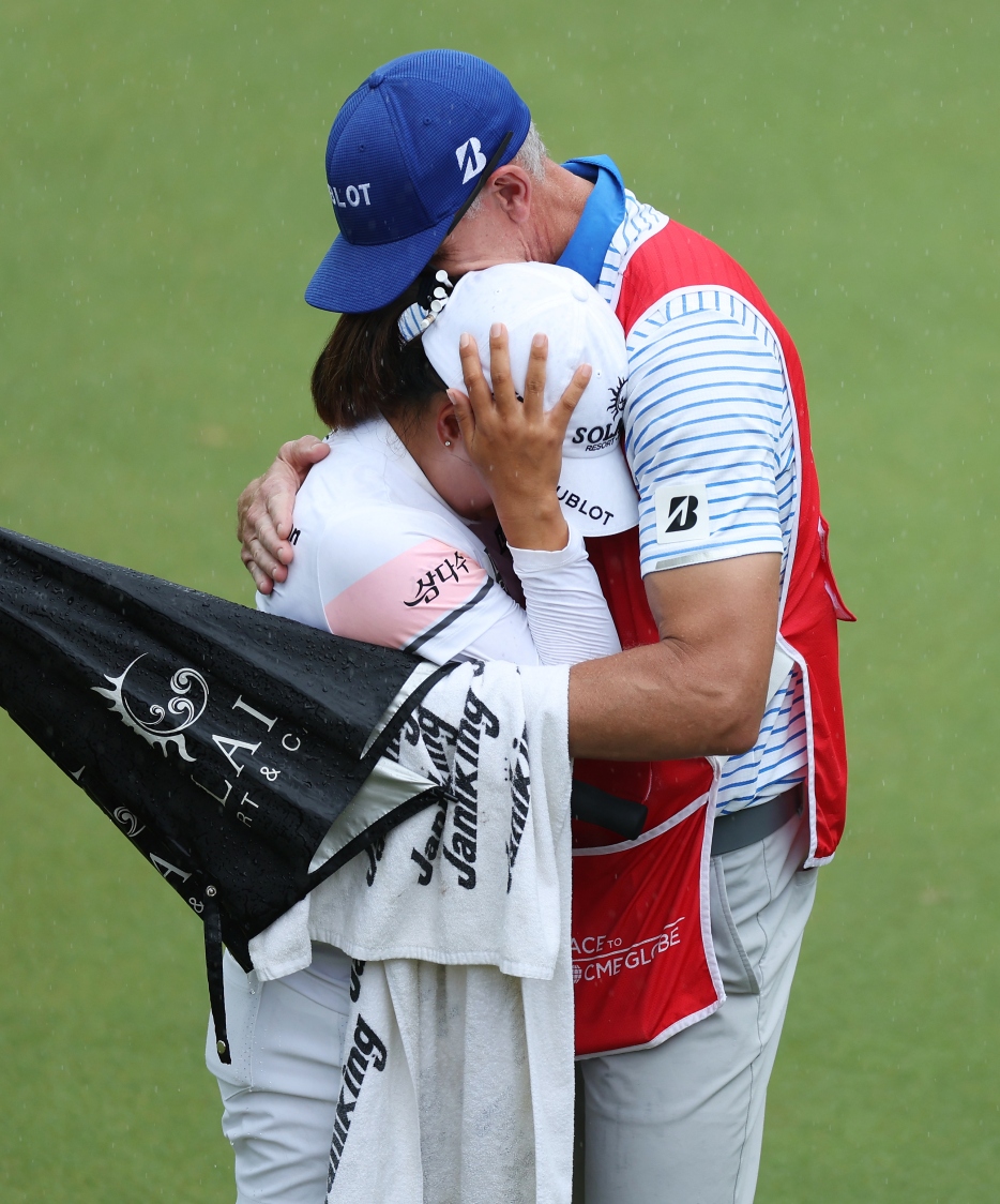 Ko Jinyoung dan David Brooker, Round 4 HSBC Women’s World Championship 2023.