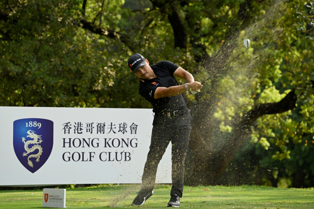 Miguel Tabuena, Round 1 World City Championship presented by Hong Kong Golf Club.