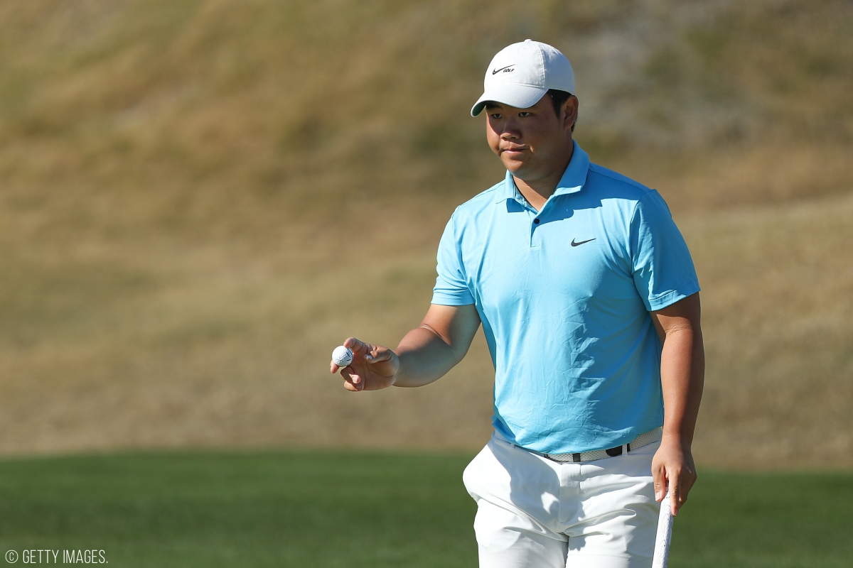 Tom Kim, Round 1 Masters Tournament 2023.