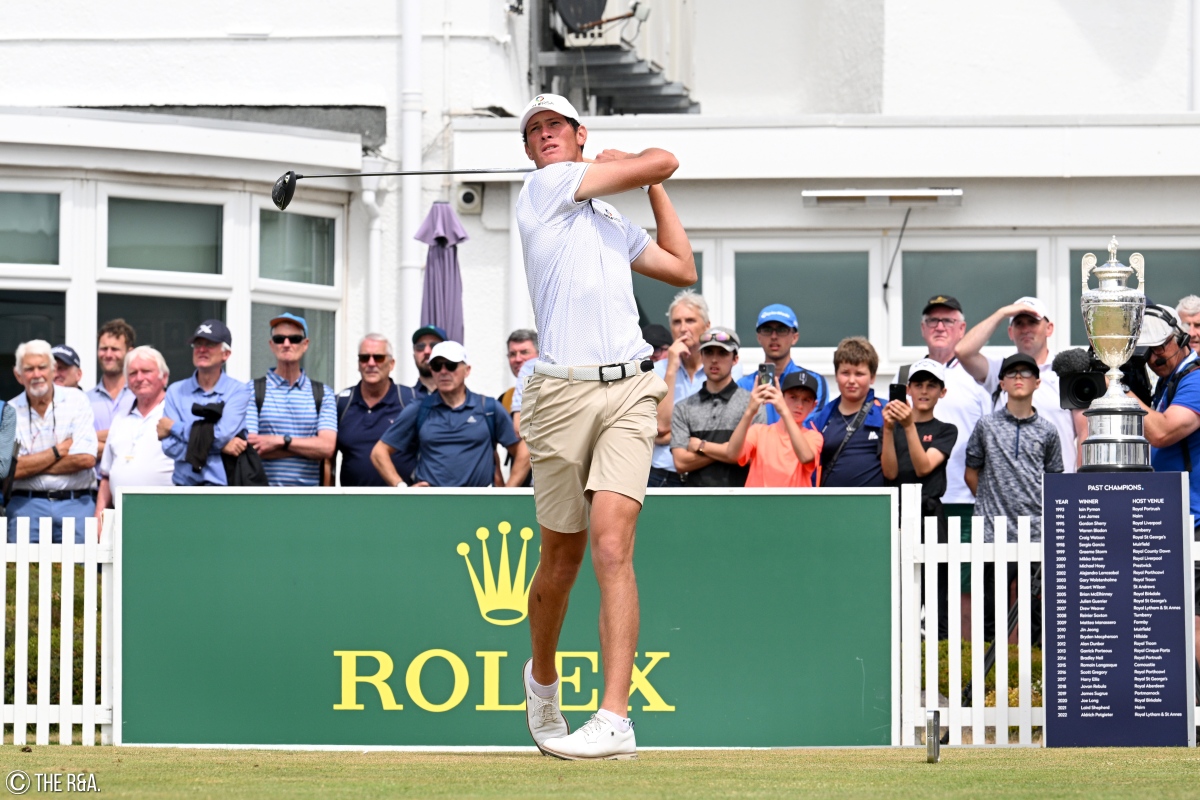 Christo Lamprecht, Semifinal Amateur Championship 2023.