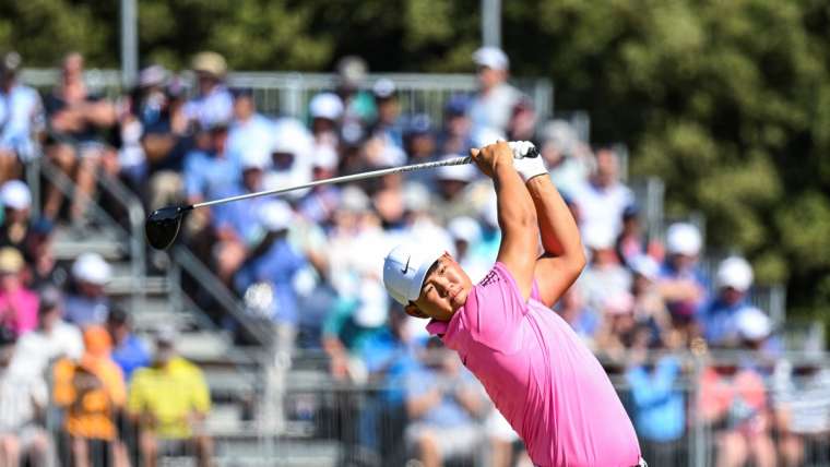 Tom Kim, Round 4 U.S. Open 2023.