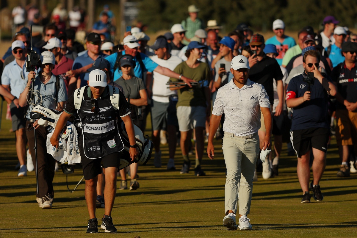 Xander Schauffele, Round 4 Genesis Scottish Open 2022.