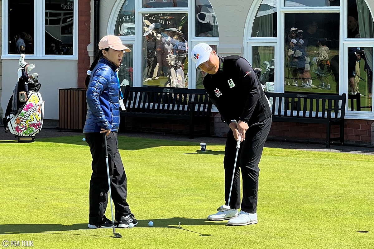 Lee Kyounghoon dan Kim Inkyung, The Open Championship 2023.