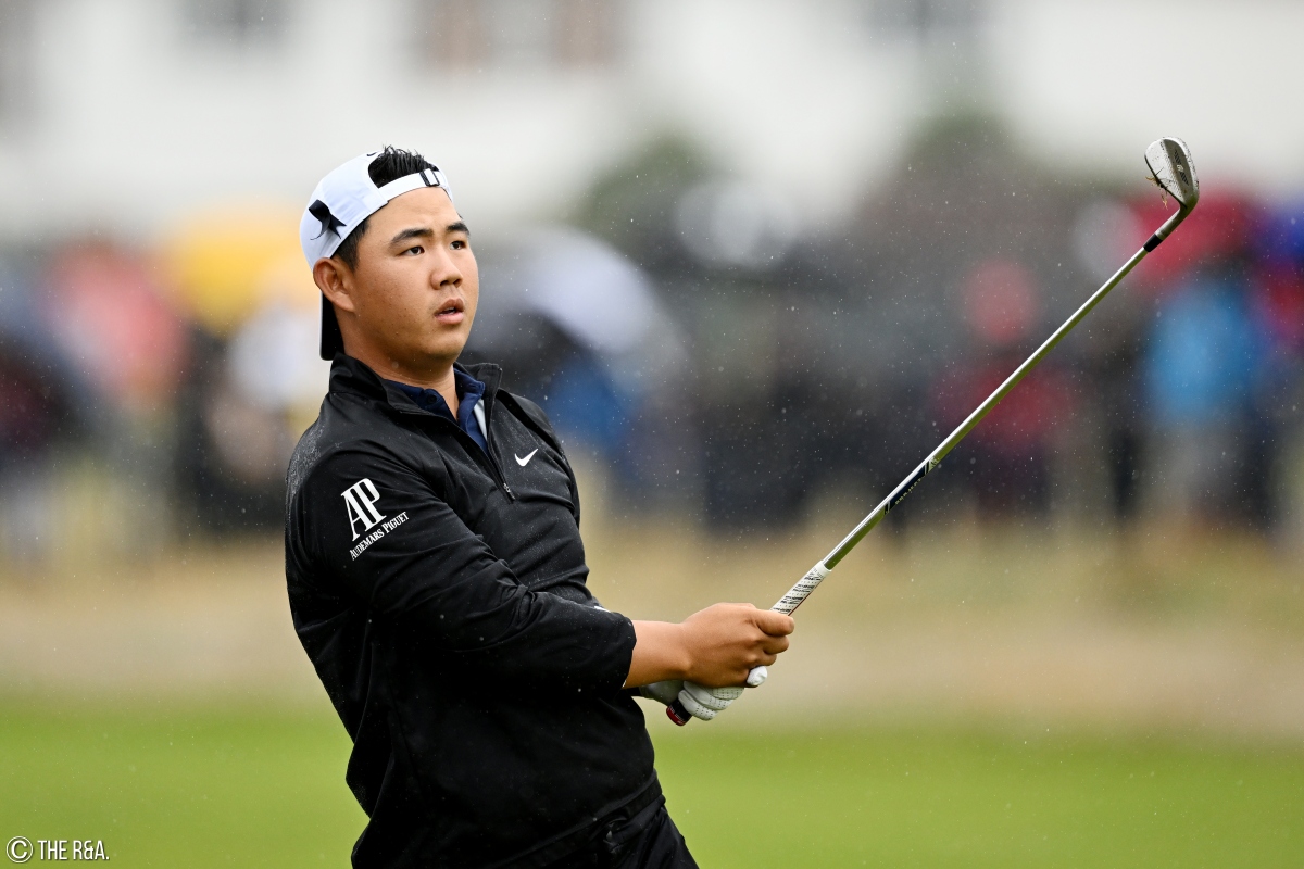 Tom Kim, Round 4 The Open Championship 2023.