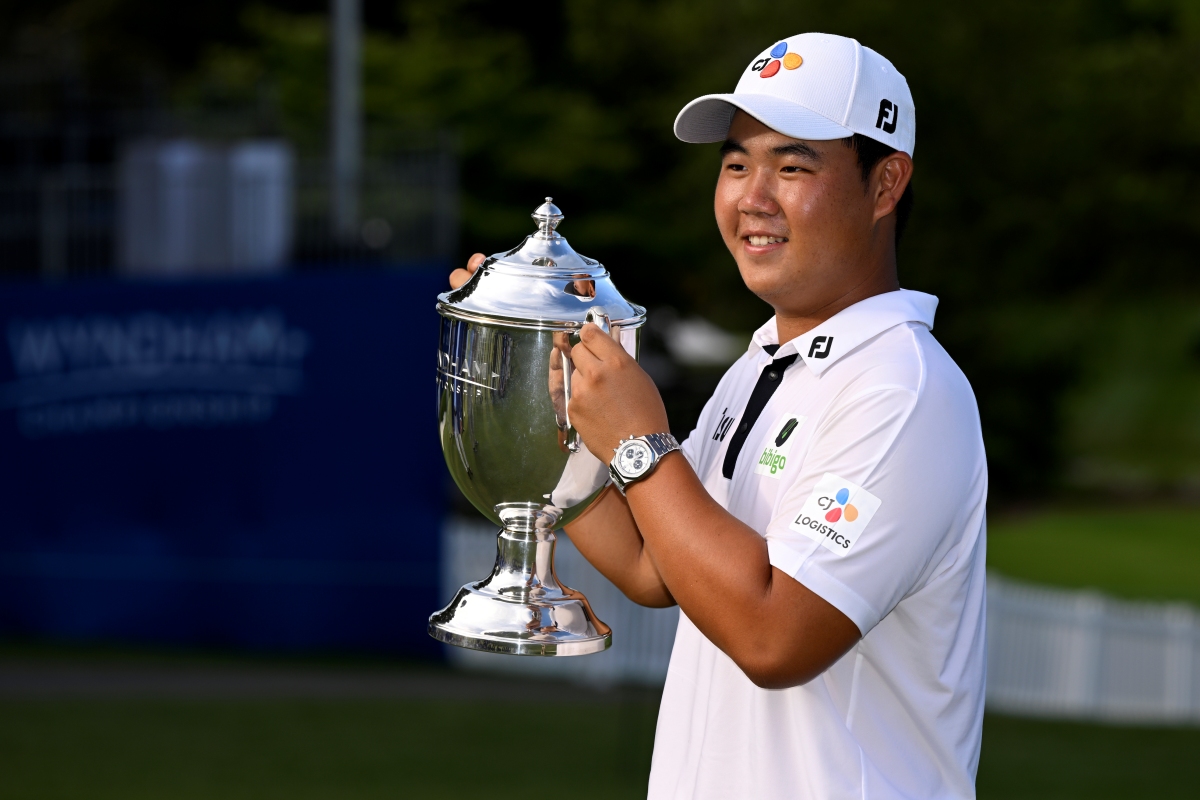 Tom Kim, Juara Wyndham Championship 2022.