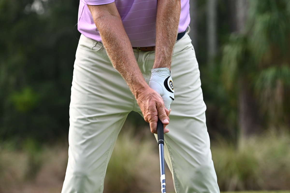 Charlie Woods Swing Foto 1, Practice Range November 2023.