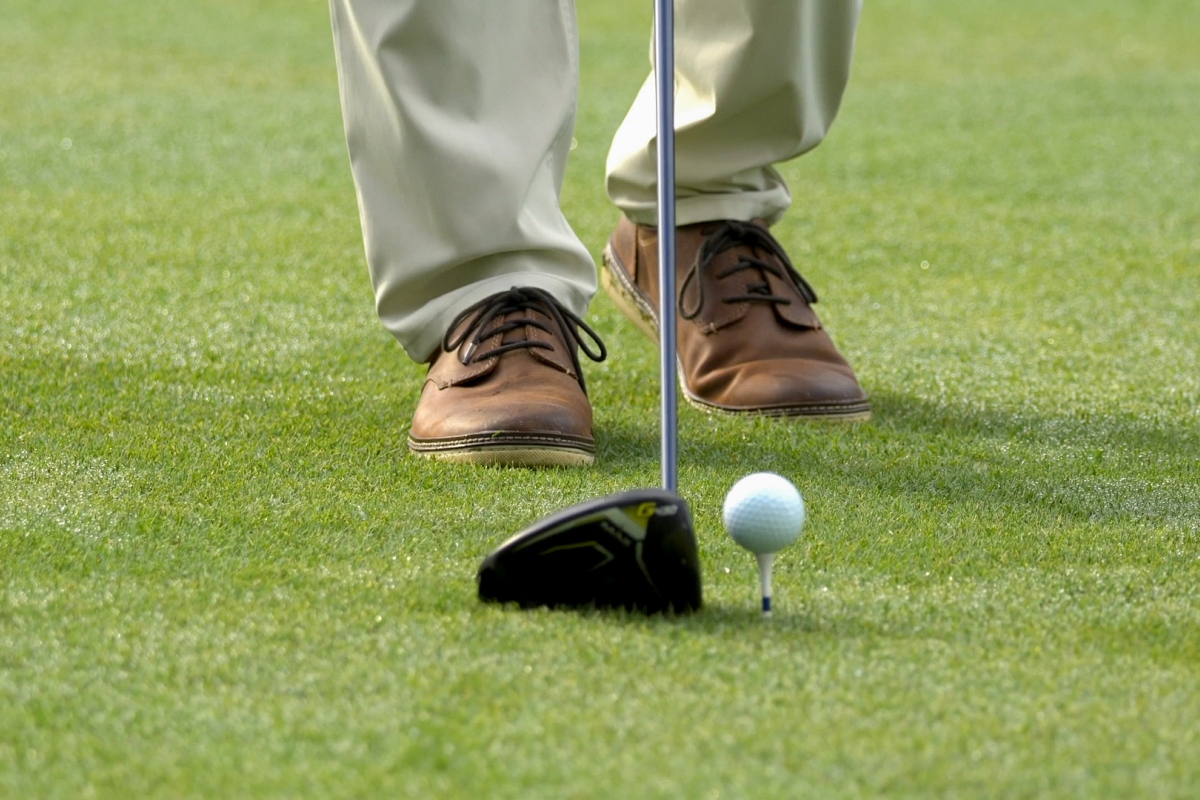 Charlie Woods Swing Foto 2, Practice Range November 2023.