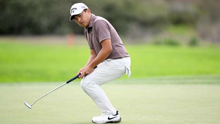 Kevin Yu, Round 1 Farmers Insurance Open 2024.