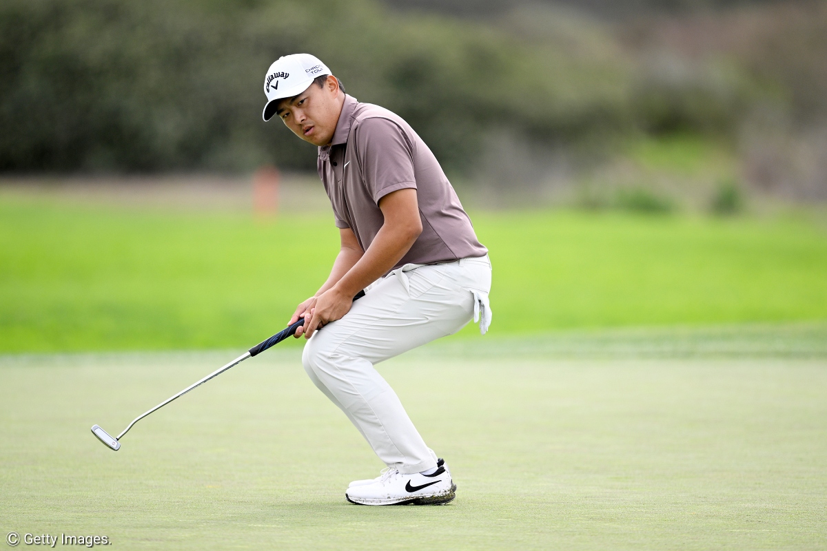Kevin Yu, Round 1 Farmers Insurance Open 2024.