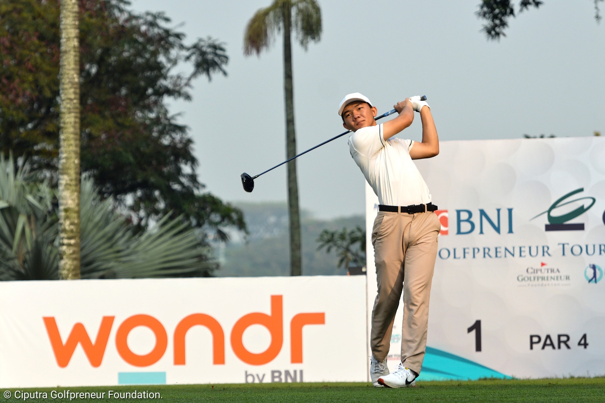Jonathan Xavier Hartono, Round 1 BNI Ciputra Golfprenenur Tournament 2024.