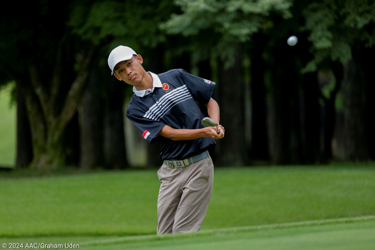 Randy Arbenata Mohamad Bintang 2, Round 1 Asia-Pacific Golf Championship 2024.