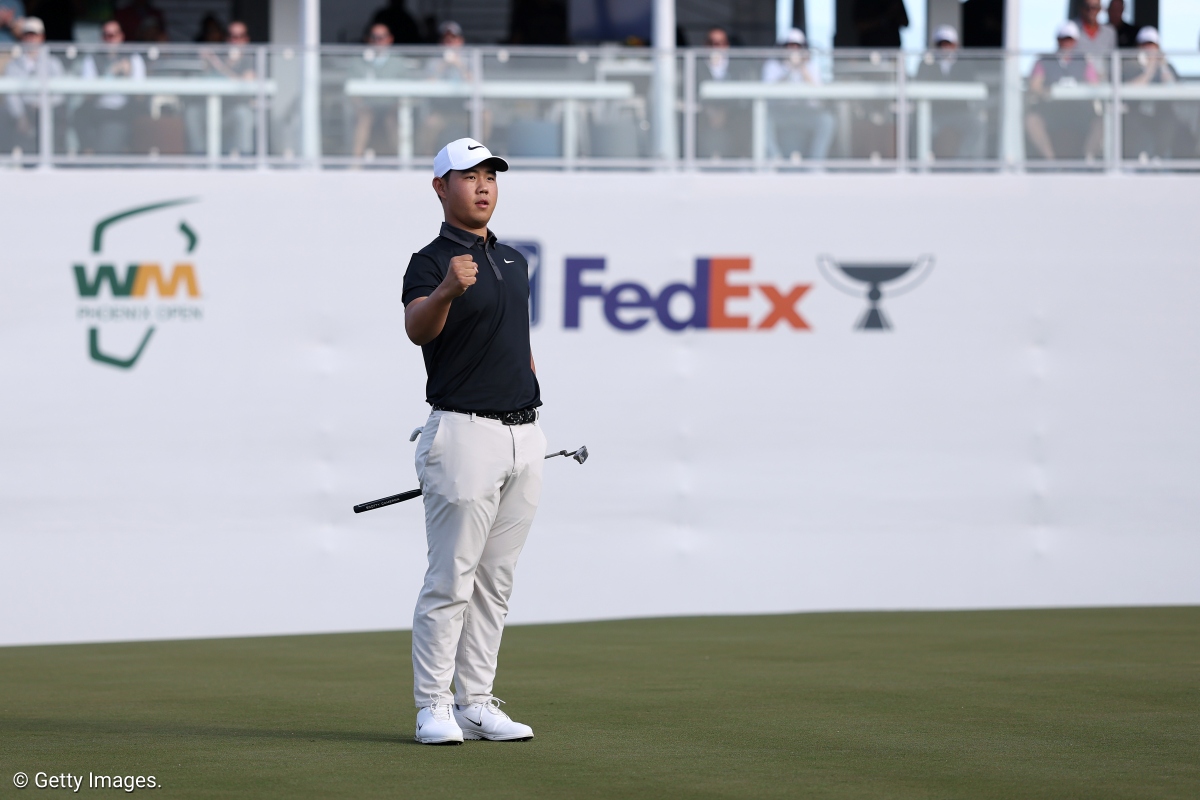 Tom Kim, Round 2 WM Phoenix Open 2025.