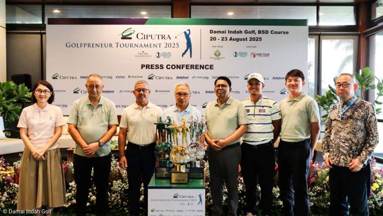 Jumpa Pers Ciputra Golfpreneur Tournament 2025.